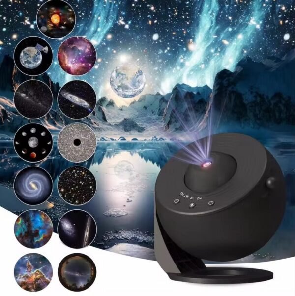Projecteur Ciel Étoilé LED 4K – Galaxy Night Light 360°